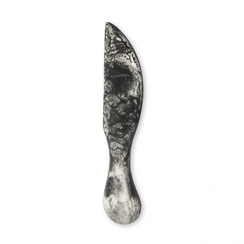 CHEESE KNIFE - CHARCOAL MARBLE