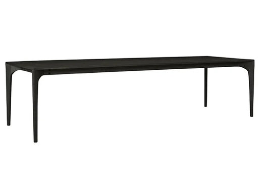 PRE ORDER - HUXLEY CURVE DINING TABLE - BLACK