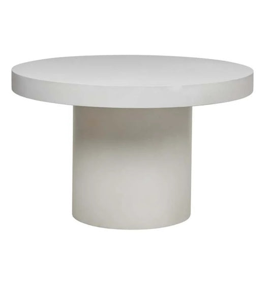 PRE ORDER - OSSA ROUND DINING TABLE - WHITE