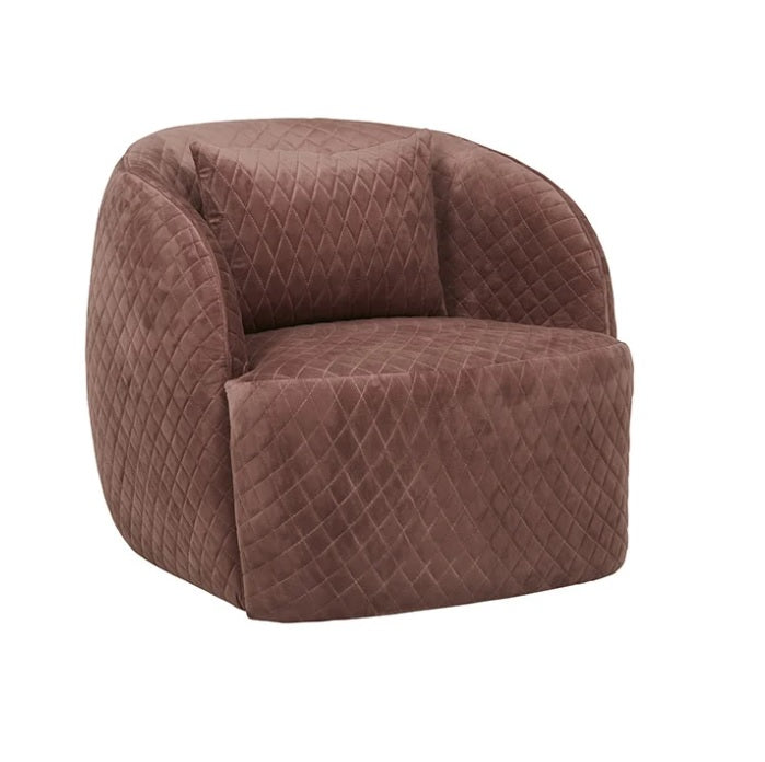 PRE ORDER - PENELOPE QUILTED OCCASIONAL CHAIR - BERRY